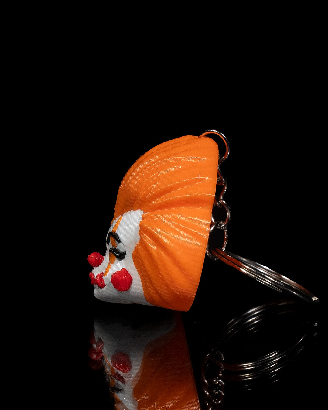 Penny The Wise Clown Keychain, Perfect for Halloween, 3D Printed Keyring Gift