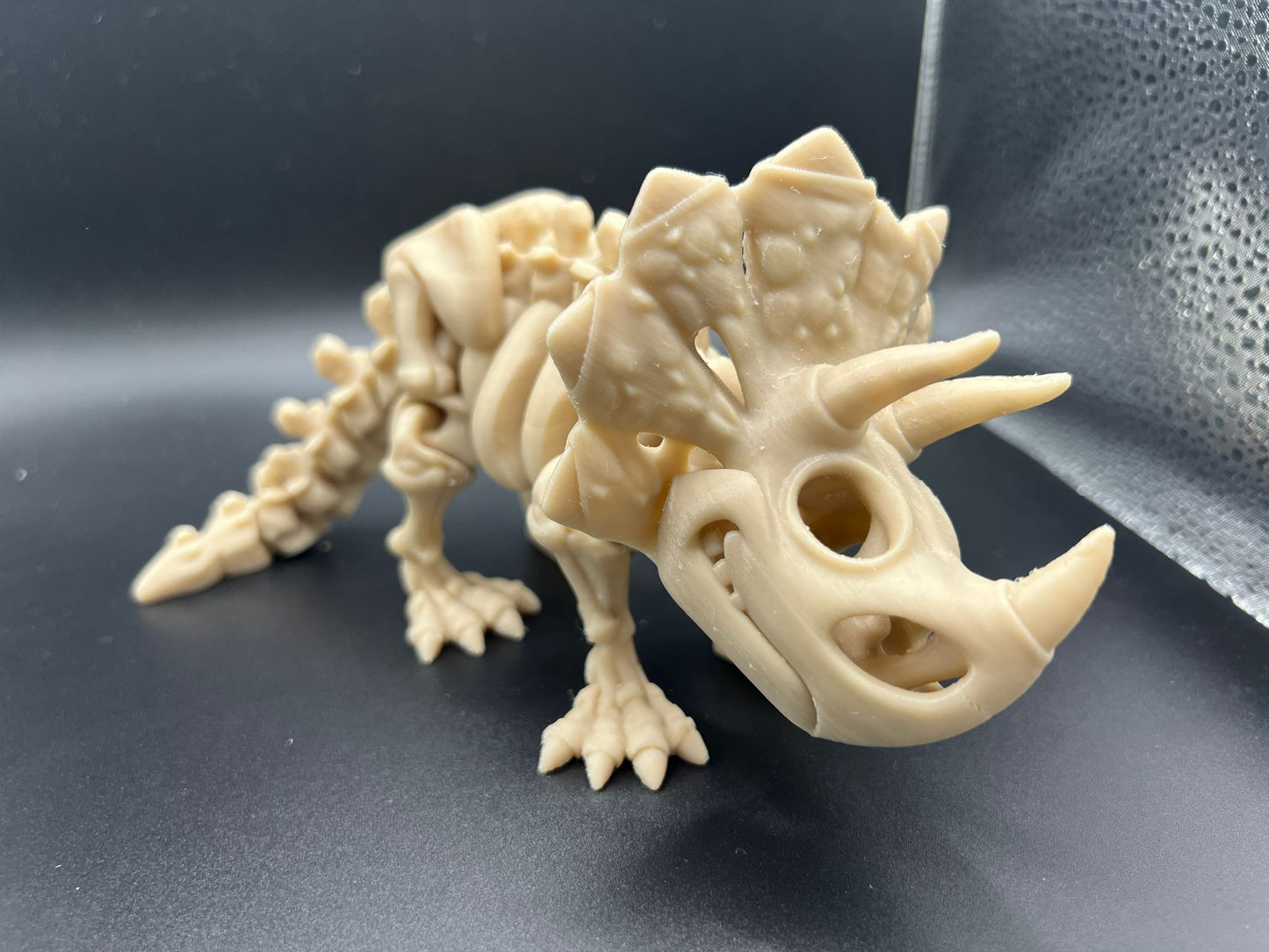 Articulated Fidget Skeleton Triceratops Dinosaur - Perfect for Collecting and Display - Flexi Factory