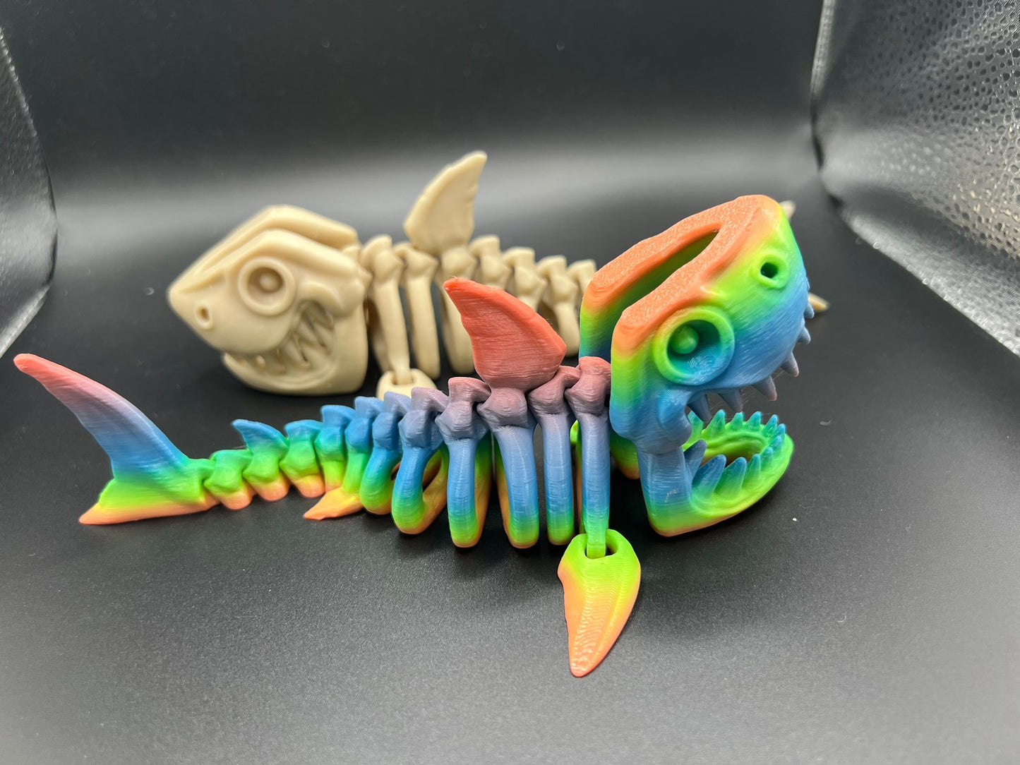Articulated Fidget Skeleton Shark - Perfect for Collecting and Display - Flexi Factory
