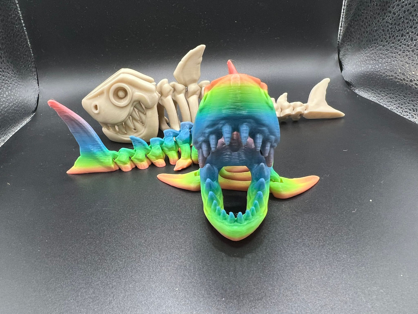 Articulated Fidget Skeleton Shark - Perfect for Collecting and Display - Flexi Factory