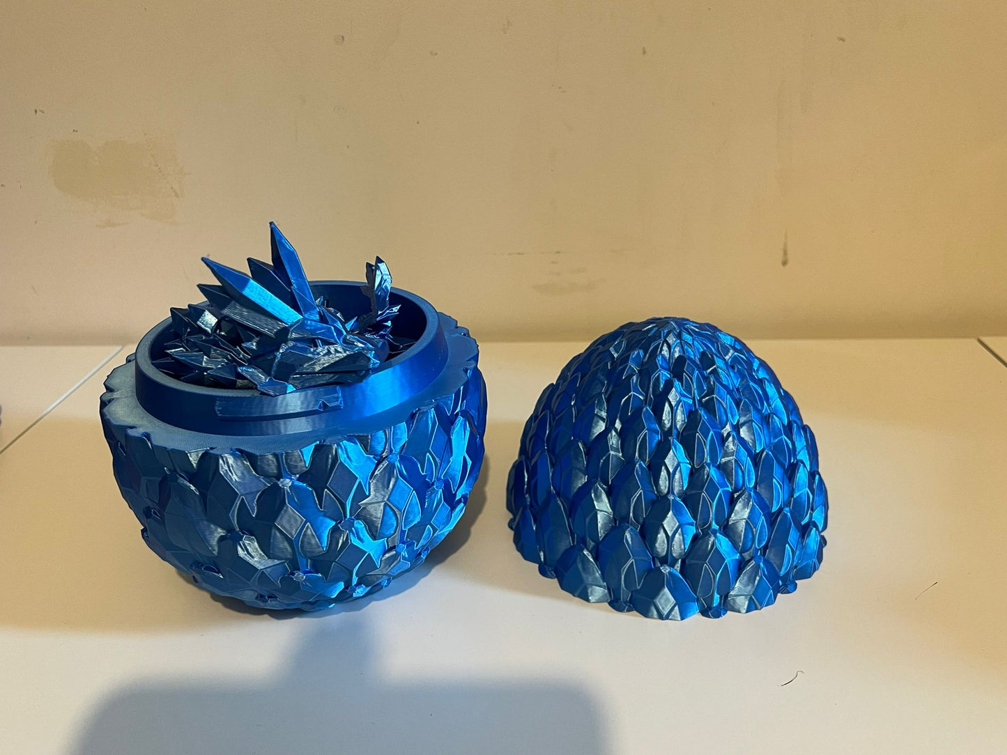 Mythical Crystal Dragon and Egg - Cinderwing3D