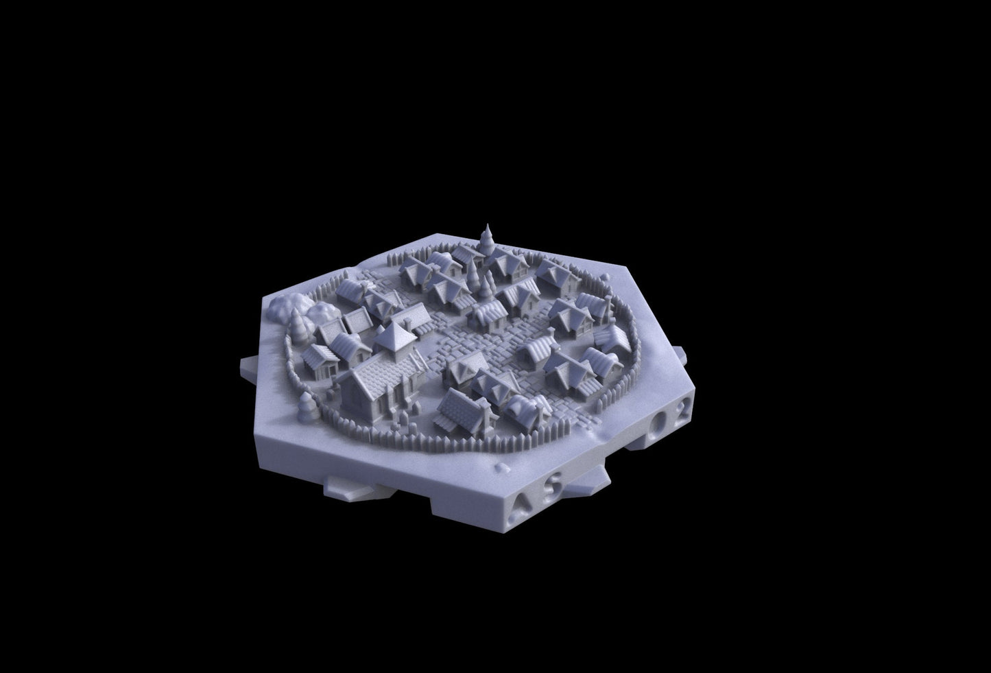 Town and Village Tiles - Hexton Hills Hex Map Tiles
