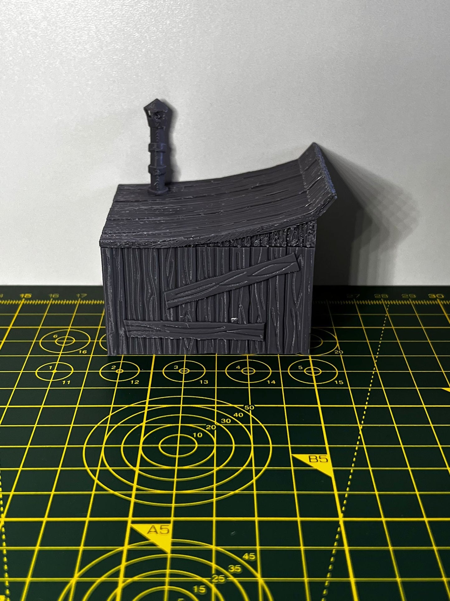 Graveyard Shack - Scenic DnD Terrain - Halloween Decoration