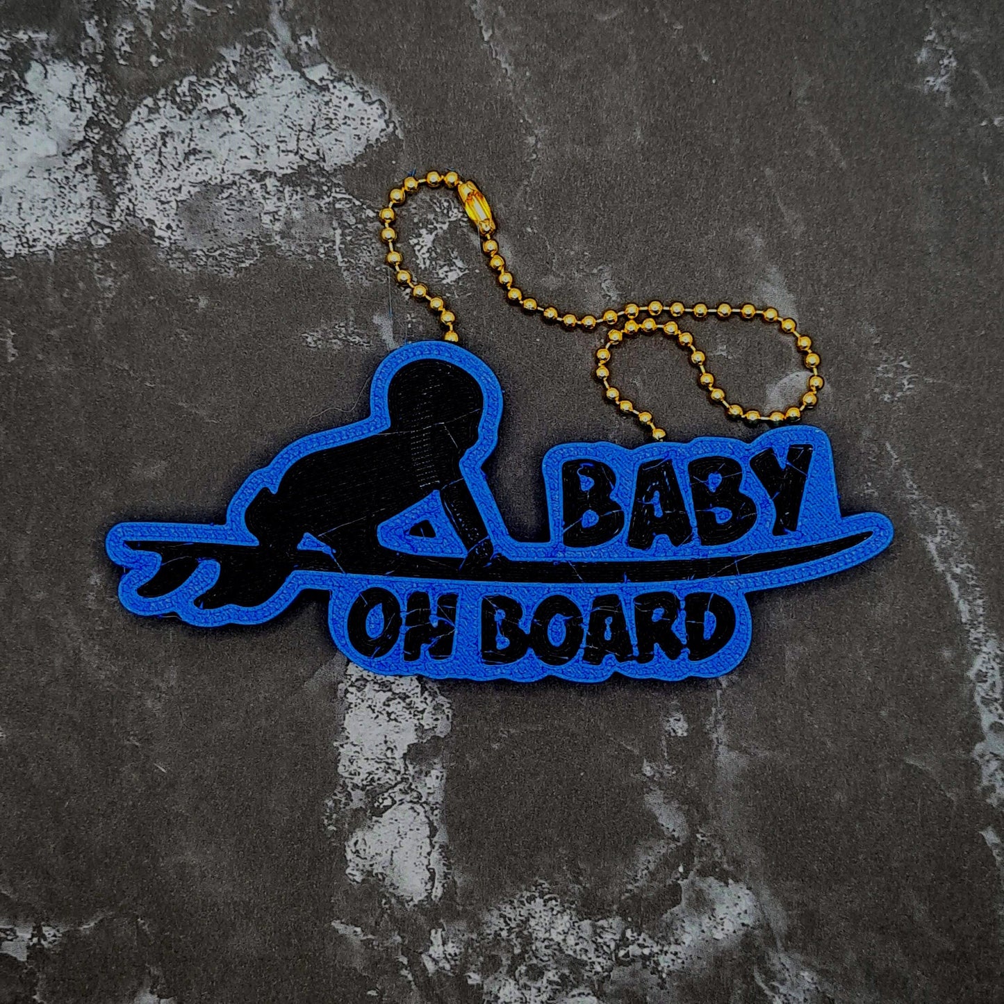 Baby on Board Surf Charm! - JCreateNZ - Car Charms