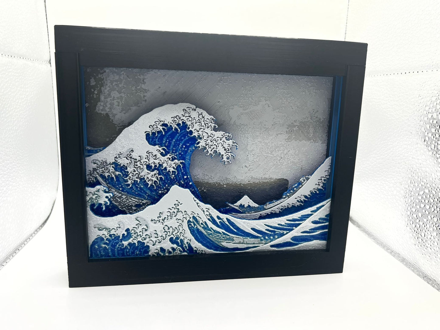 The Great Wave off Kanagawa Wall Art - 3D Printed Art
