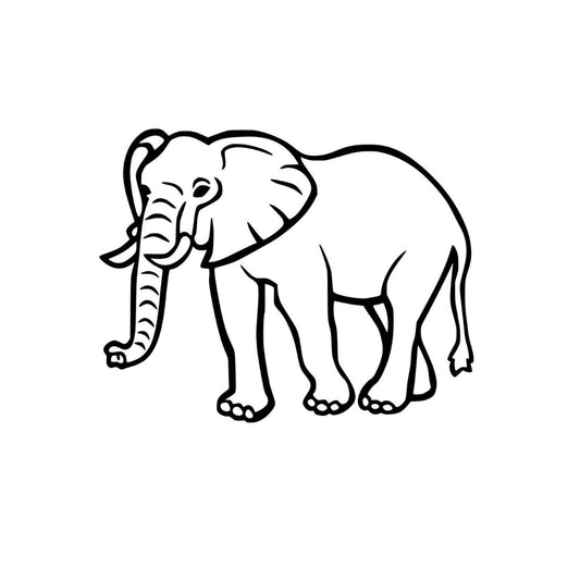 Elephant Vinyl Decal