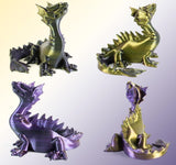 Mythical Crystal Dragon and Egg - Cinderwing3D