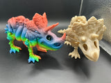 Articulated Fidget Skeleton Triceratops Dinosaur - Perfect for Collecting and Display - Flexi Factory