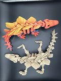 Articulated Fidget Skeleton Stegosaurus Dinosaur - Perfect for Collecting and Display - Flexi Factory