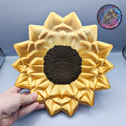 Sunflower Trinket Ring Dish / Key Tray - Kekreations