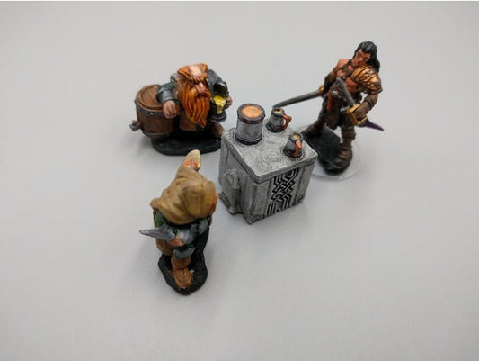 Dwarven Drinking Table - Dwarven AleWorks - 28mm