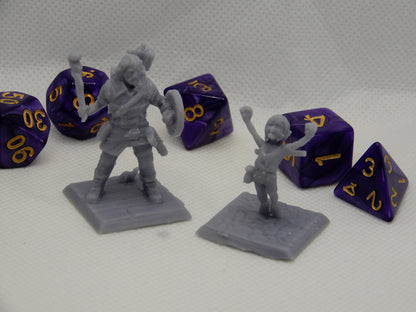 Hero Forge Miniature 3D Printing Service  - Resin | Desktop Hero | DnD | Fantasy | Wargaming