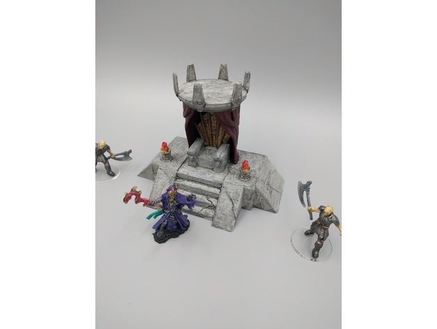 Lich King Throne 28mm scale - EC3D 3D Printed Miniature