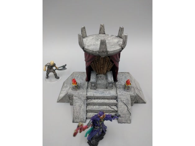 Lich King Throne 28mm scale - EC3D 3D Printed Miniature