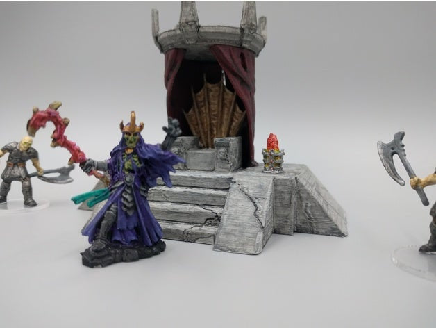 Lich King Throne 28mm scale - EC3D 3D Printed Miniature