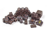 Crates and Barrels - Storage Scatter Terrain - RPG Accessories