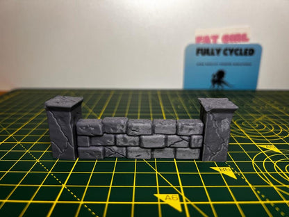 Mausoleum Graveyard Scene - Scenic DnD Terrain - Halloween Decoration