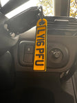 Personalised 3D Licence Plate Keyring