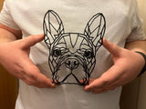 Geometric French Bulldog Wall Art Decor - Geometric Pet Print - Dog Lover Gift Idea - Frenchie - Boston Terrier