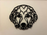 Geometric Golden Retriever Wall Art Decor - Geometric Pet Print - Dog Lover Gift Idea - Labrador - Pyrenees - Irish Setter - Leonberger