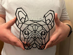 Personalised Geometric American Bulldog Wall Art Decor - Geometric Pet Print - Dog Lover Gift Idea - Staff - Staffy