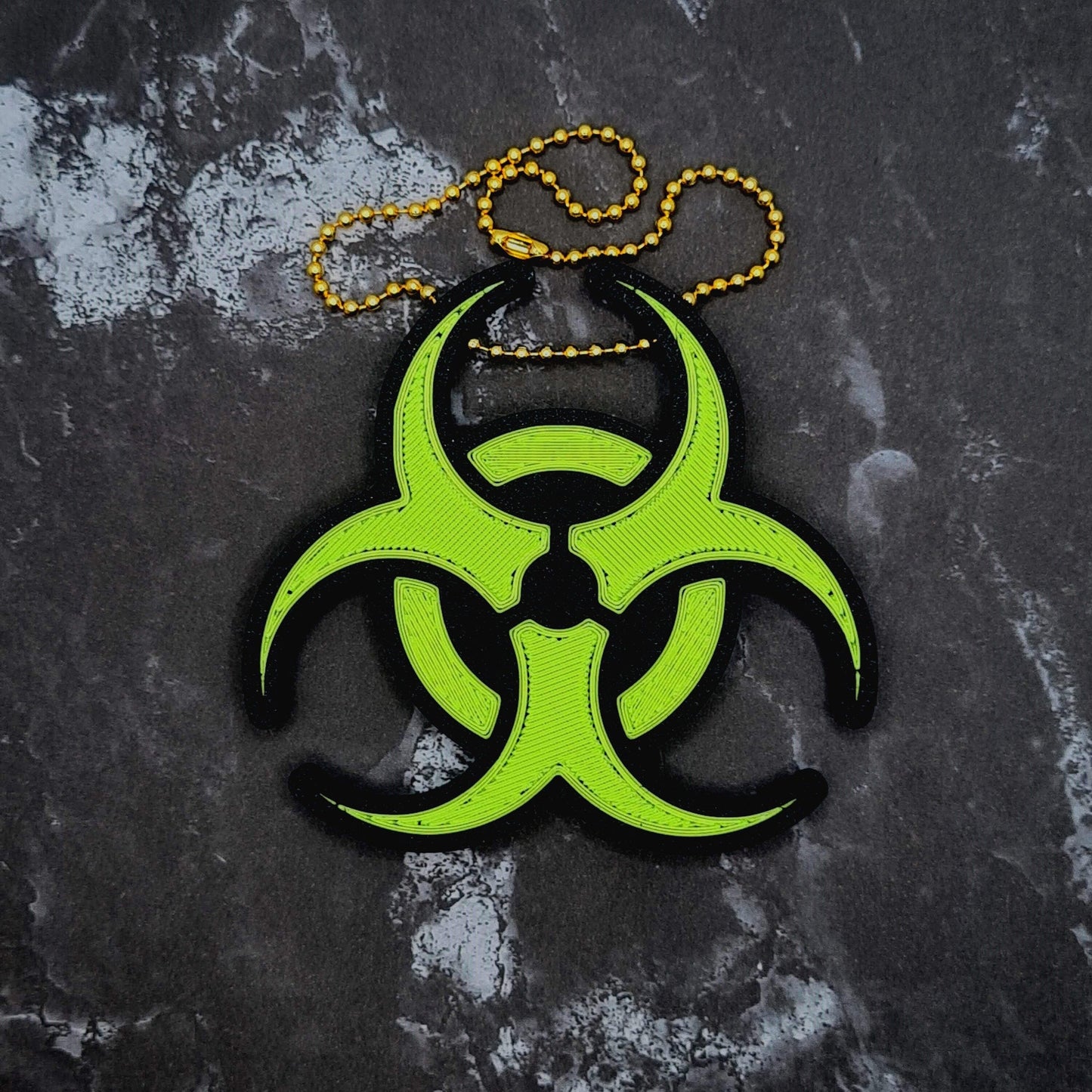 Biohazard Keychain! (reverse)