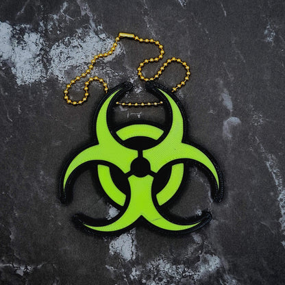 Biohazard Keychain! (reverse)