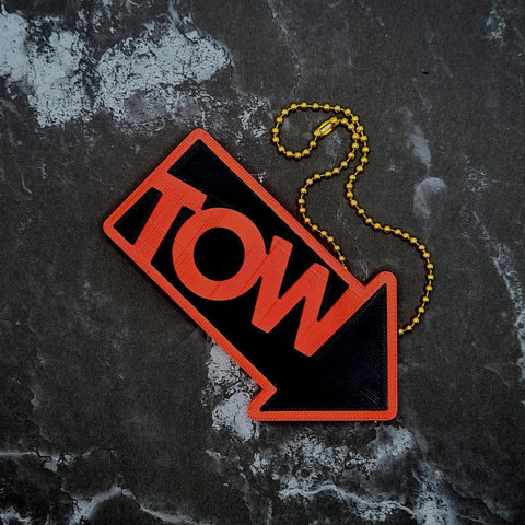 Tow Charm! (with outline) - JCreateNZ - Car Charms