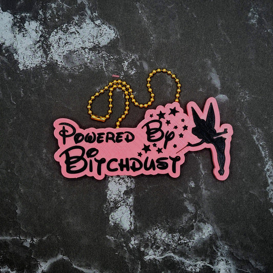 Powered by Bitchdust Charm! - JCreateNZ - Car Charms