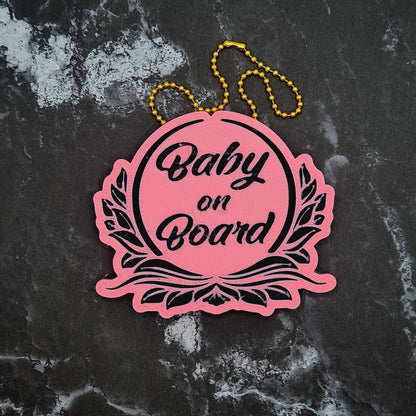 Baby on Board Charm! (round)