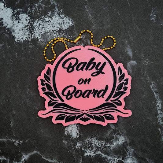 Baby on Board Charm! (round)