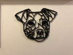 Geometric Jack Russell Wall Art Decor - Geometric Pet Print - Dog Lover Gift Idea - Terrier