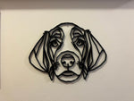 Geometric Weimaraner Wall Art Decor - Geometric Pet Print - Dog Lover Gift Idea - Vizsla - Ridgeback - Foxhound -