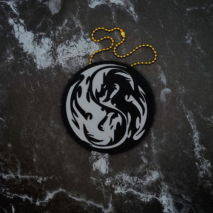 Dragon Yin Yang Charm! - JCreateNZ - Car Charms