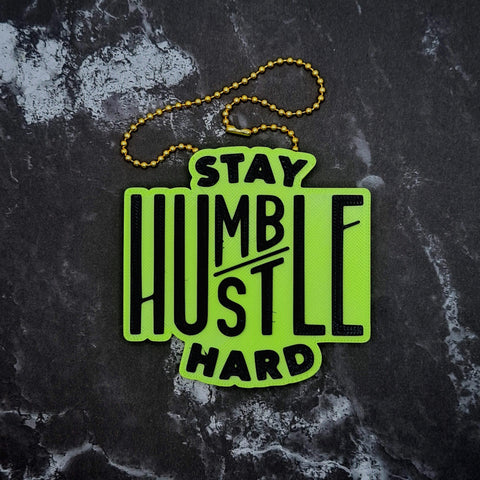 Stay Humble Hustle Hard Charm! - JCreateNZ - Car Charms