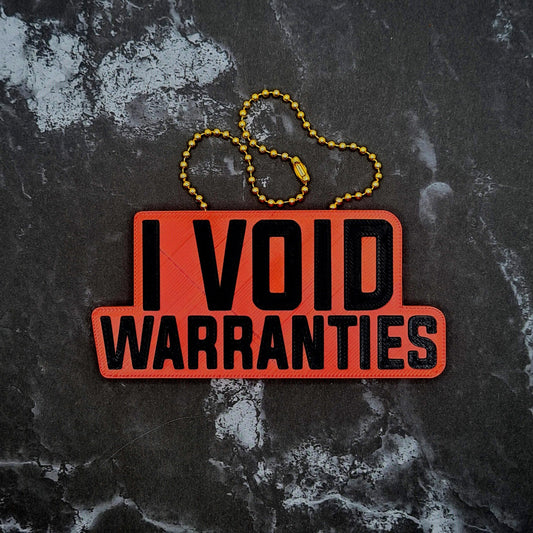 I Void Warranties Charm! - JCreateNZ - Car Charms