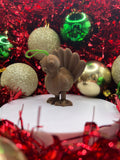 Turkey Christmas Bauble - Christmas Ornament - Xmas Tree Bauble