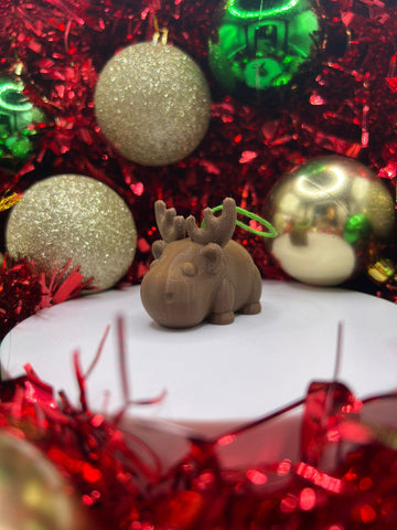 Moose Christmas Bauble - Christmas Ornament - Xmas Tree Bauble