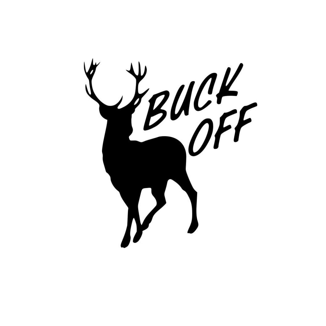 Buck Off Vinyl Decal