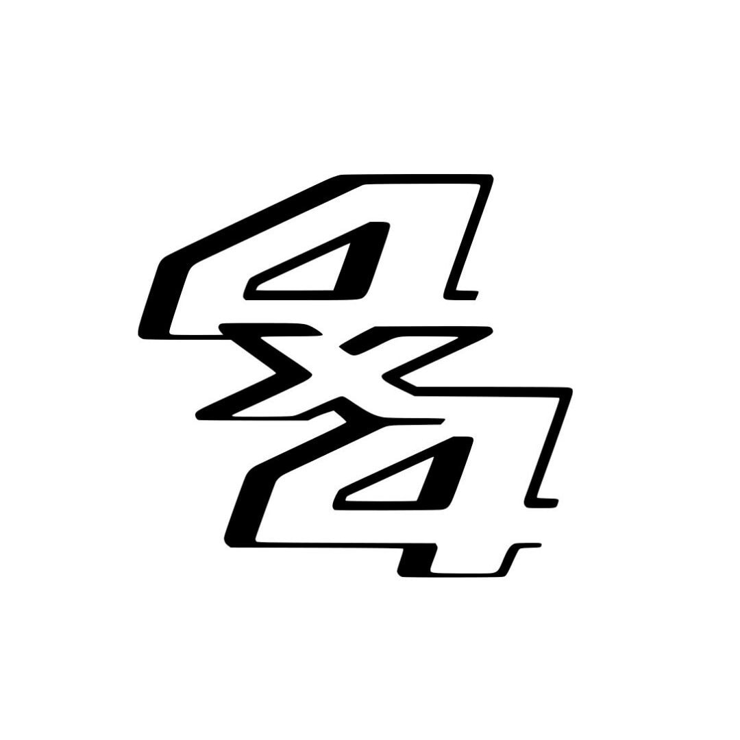 4x4 (vertical) Vinyl Decal