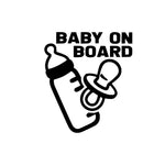 Baby on Board Sticker! (bottle) - Vinyl Decal - Bumper Sticker - JCreateNZ