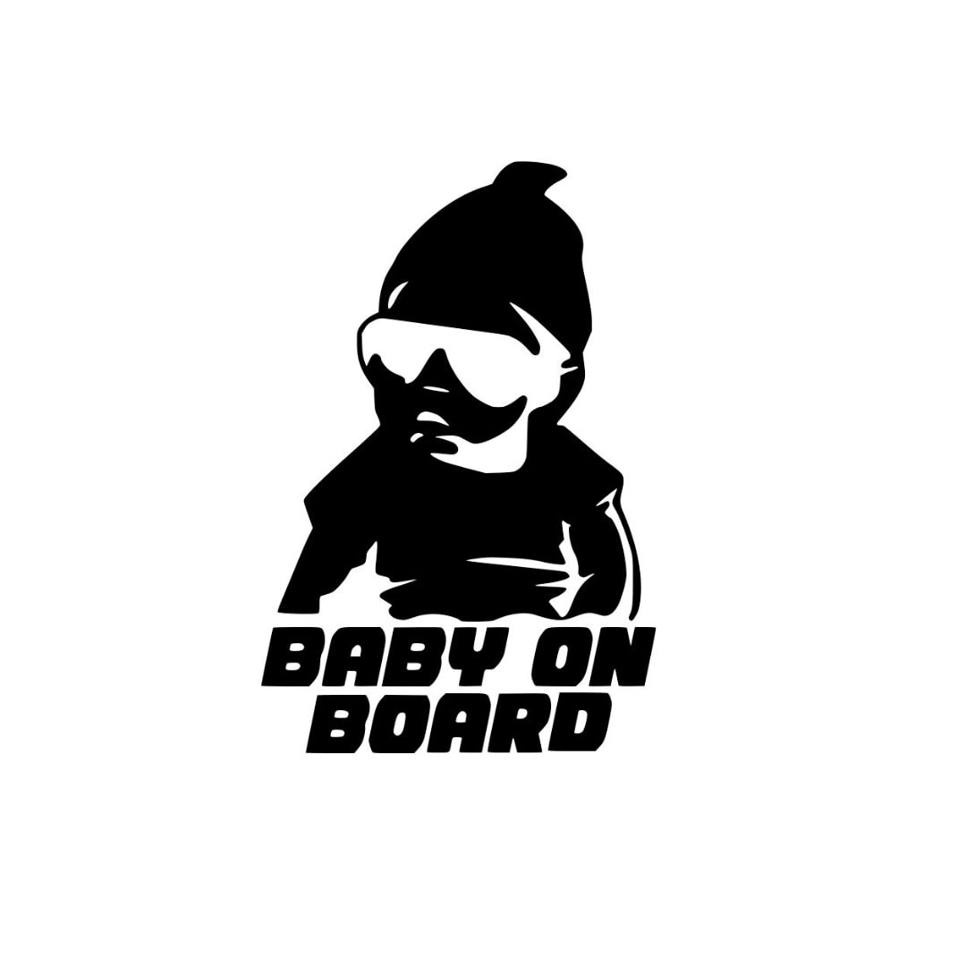 Baby on Board (reverse) Vinyl Decal