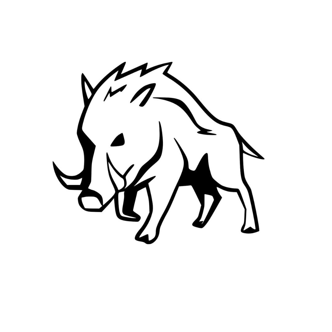 Boar Vinyl Decal