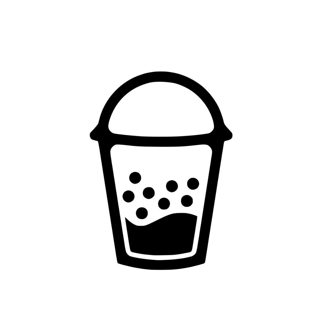 Boba (Bubble Tea) Vinyl Decal