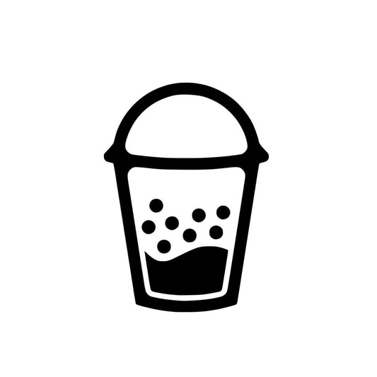 Boba (Bubble Tea) Vinyl Decal