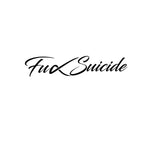 Fuck Suicide Sticker! (script font) - Vinyl Decal - Bumper Sticker - JCreateNZ